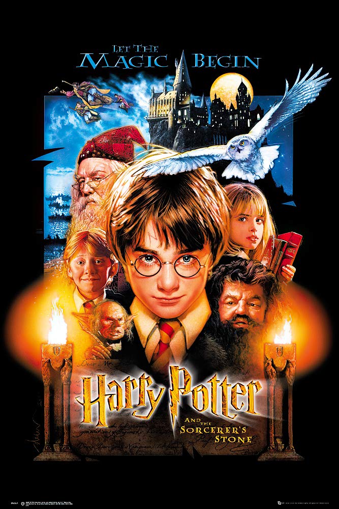 Harry Potter and the Sorcerers Stone - Movie Poster/Print (US Regular Style) (Size: 24 x 36)
