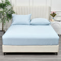 PHF 100% Rayon Derived from Bamboo Cooling Fitted Sheet King Size for Hot Sleeper, 16'' Deep Pocket, 2.5cm Wider Strong Elastic 