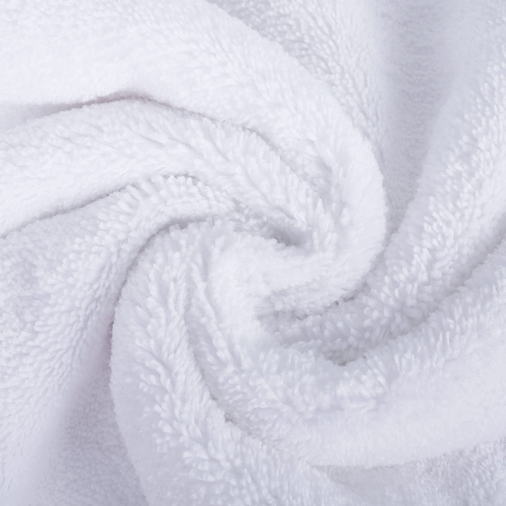 Polyte Microfiber Quick Dry Lint Free Bath Towel, 57 X 30 In, Pack Of 4 (White)