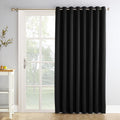 Sun Zero Easton Extra-Wide Blackout Grommet Sliding Patio Door Curtain Panel