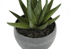 Monarch Specialties I 9587 Artificial Plant, 6' Tall, Succulent, Indoor, Faux, Fake, Table, Greenery, Potted, Set of 3, Decorative, Green Plants