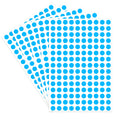 Starboling Dot Stickers,3/8 Inch Blue Circle Stickers,3000Pcs Self-Adhesive Writable Color Coding Labels,Round Labeling Stickers