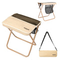 Yoosure 16 Extra Tall XL Portable Chair for Adults, Collapsible Purse Chair Heavy Duty Camp Seat with 3 Storage Pockets for Fish