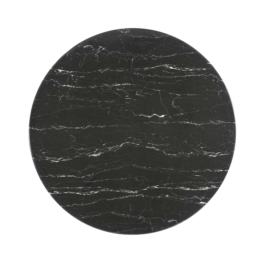 Modway Lippa Dining Table, 40", Black Black