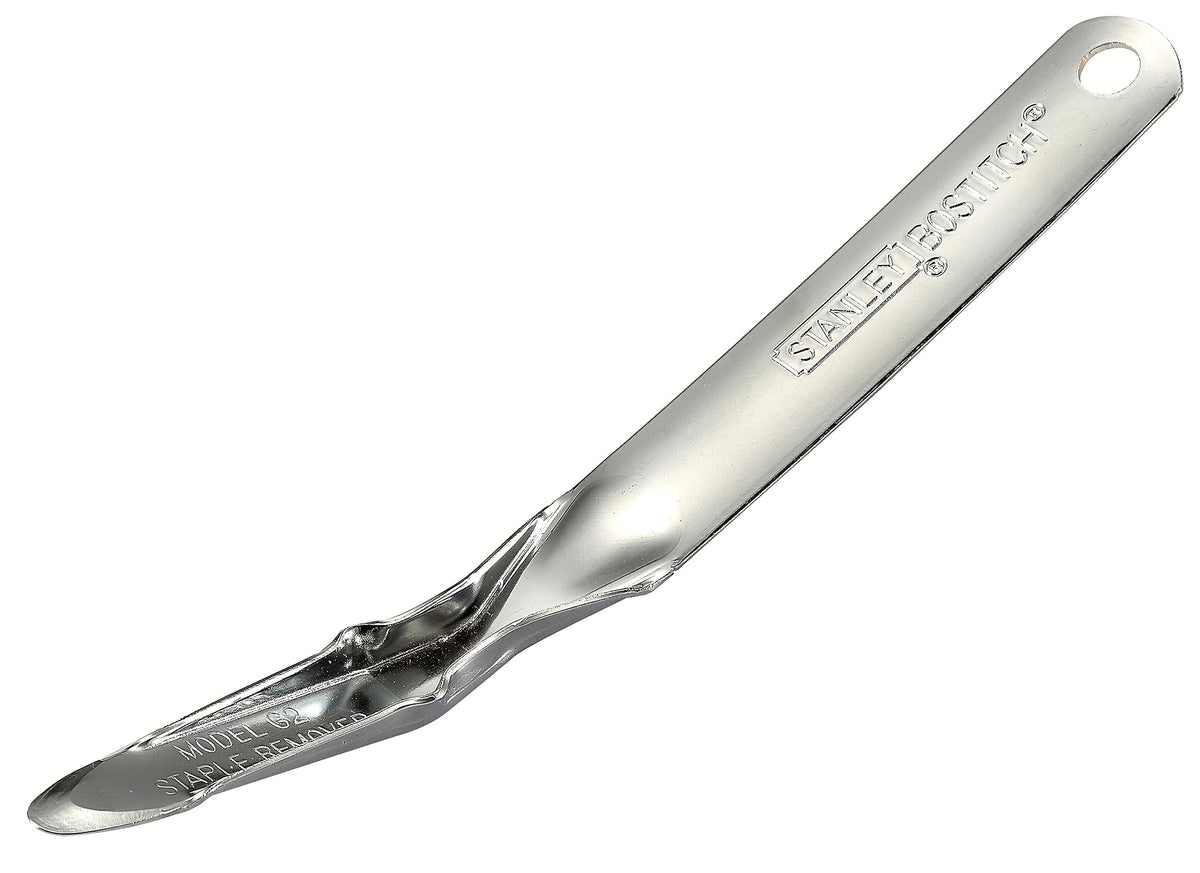 Bostitch Office Premium Staple Remover, No Tear Push-Style, All-Metal, Chrome (G2K),3/4 X 1-3/4 X 8-1/2 In