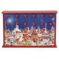 Kurt Adler Advent Calendar with 24-Drawers, 12.4-Inch