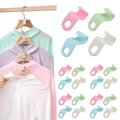Doeasy Clothes Hanger Connector Hooks,Plastic Cascading Hanger Hook Extender Clips Connection Hook,Space Saving Wardrobe Clothin