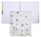 Talia Discbound Notebooks, Planner, Customizable, (Xbounce Gold, Letter (8.5In X 11In))