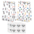 Science Party Favors Candy Bags with Stickers - Science Goodie Gift Treat Bags - Science Themed Birthday Party Supplies