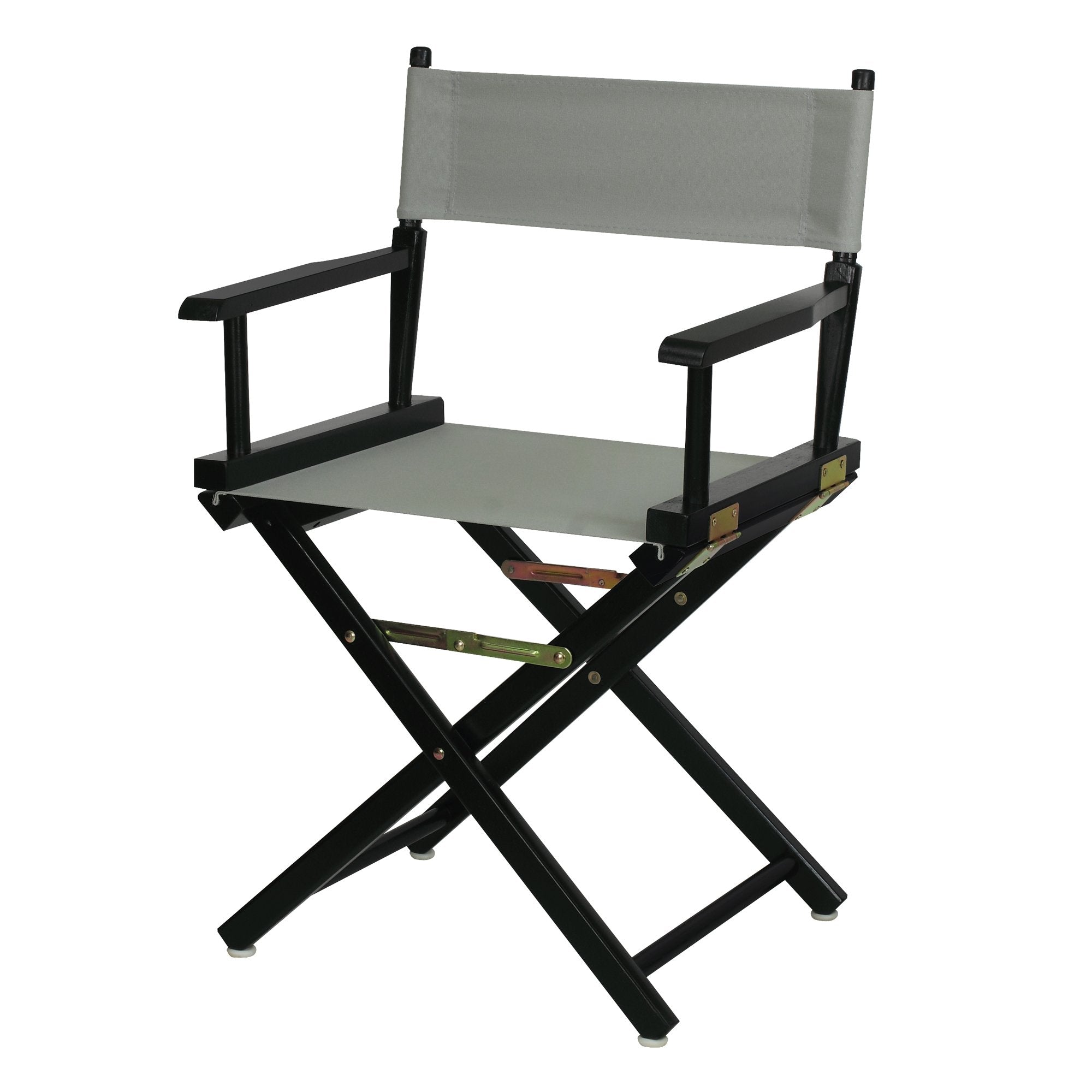 Casual Home 18 Directors Chair Black Frame with Grey Canvas