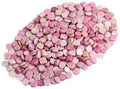 ZenQ 1 lb Rhodonite Tumbled Stone Chips Crushed Natural Crystal Quartz Pieces