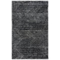 Rizzy Home Alora Decor Trace 7'6" X 9'6" Geometric Black/Ivory Power-Loomed Area Rug