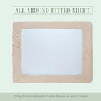 Elegant Comfort 1500 Premium Hotel Quality 18-24 Inches Deep - Extra Deep Pocket Single Fitted Sheet For High Mattress, Luxury And Softest, Smart Pocket - Wrinkle Free, Queen, Cream