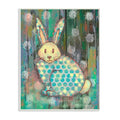 Stupell Home D  cor Distressed Woodland Rabbit Canvas Wall Art, 10 x 15, Multi-Color