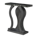 Convenience Concepts Newport Terry B Console Table 31.5 - Modern Sofa Table with Storage Shelves, Narrow Entryway Hall Table for