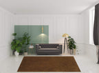 HomeRoots 508994 8 x 11 ft. Brown Shag Hand Tufted Handmade Stain Resistant Rectangle Area Rug