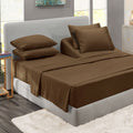 Clara Clark Flex Top King Sheets, 6 Piece Set - Hotel Luxury Sheets For Top Split King Bed, Super Soft Bedding Sheets & Pillowca