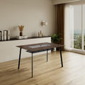 Interio By Godrej Bezel 4Seater Painted Glass Top Rectangular Dining Table