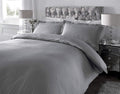 Laying Style Glace Cotton Microfiber 350Tc Super Soft Double Bed Ac Comforter (Plain Grey, King)