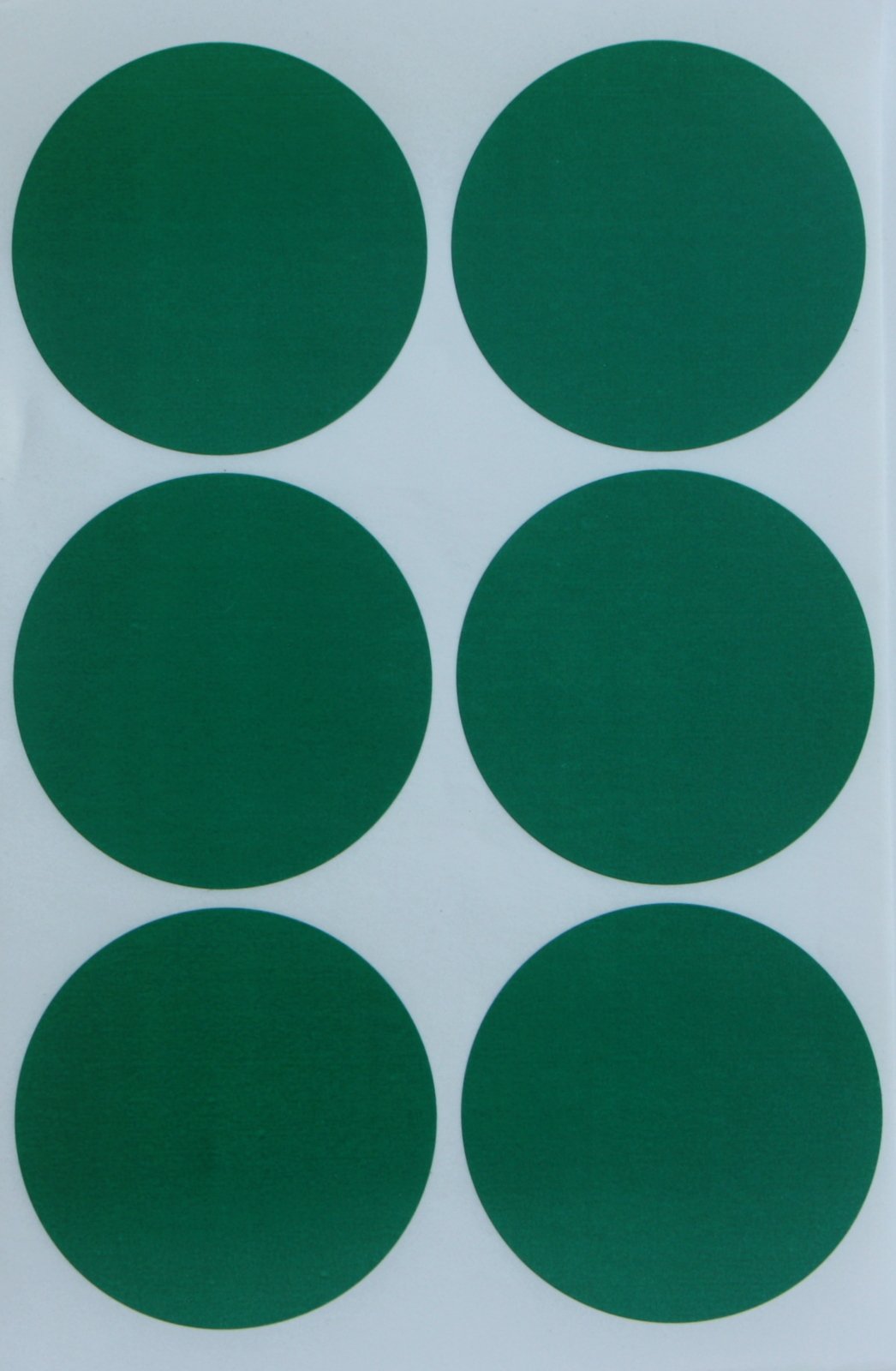 Royal Green Round 2' Inch Green Sticker Dot Labels 50Mm - Permanent Adhesive Two Inch Label For Color Coding - 72 Pack