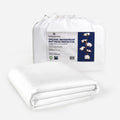 Fabdreams Organic Quilted Mattress Protector Queen Size | Queen Mattress Pad| Queen Mattress Cover| Naturally Breathable | Noise
