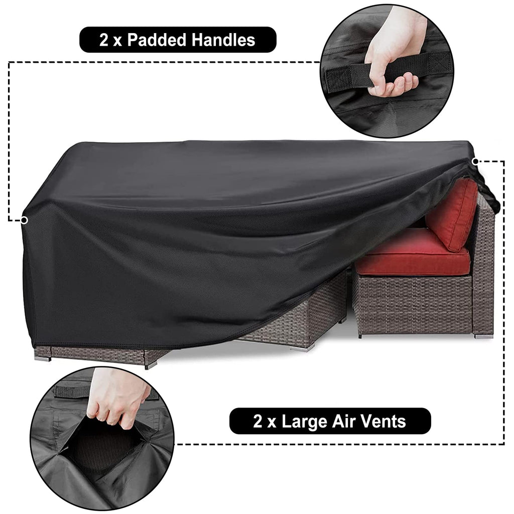 Patio Furniture Covers Waterproof, Outdoor Furniture Covers Rip-Proof For Patio Furniture Set Table And Chairs, Windproof Uv And