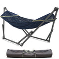 Tranquillo Uniki Adjustable Hammock Stand Collapsible, Camping Hammock And Stand 550 Lbs Capacity Double Hammock Stand, Foldable