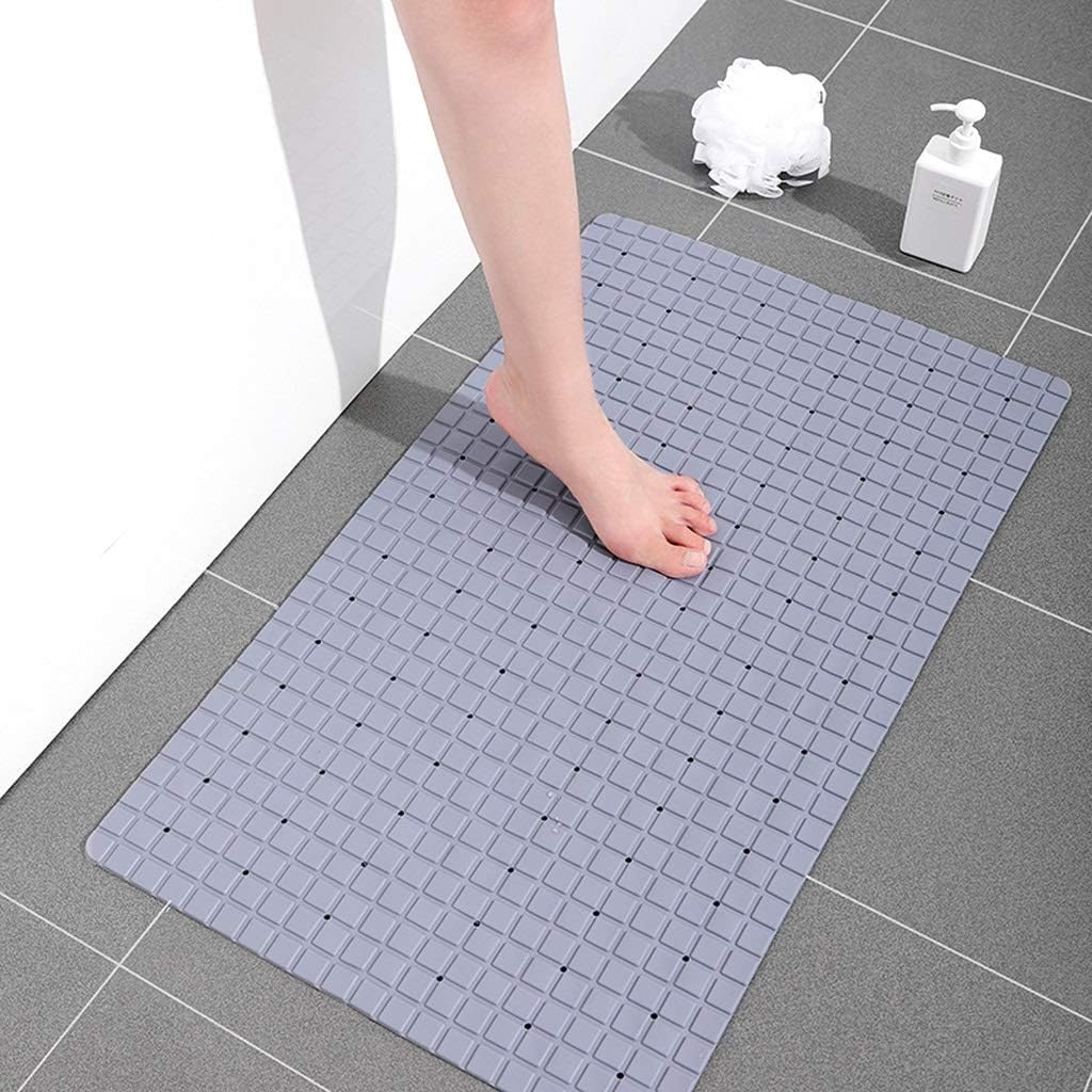 Divik Bath Mat 40 x 70 CM NonSlip Bathroom Mat with Suction Cups & Drain Holes Foot Massage Scrubber for Kids & Adults (1Pcs)