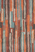 Dalyn Rugs Brisbane Br7 Bold Retro Stiped Canyon 2'3" X 7'6"