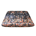 Black Floral Japanese Futon Floor Mattress, Bed Mattress Topper Portable Thick Sleeping Pad Floor Bed Roll Up Camping Mattress F