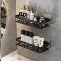 LYSIREN SelfAdhesive Storage Organizer for Bathroom and Kitchen Corner Wall Mounted Rack Bathroom Accessories Storage Rack (No