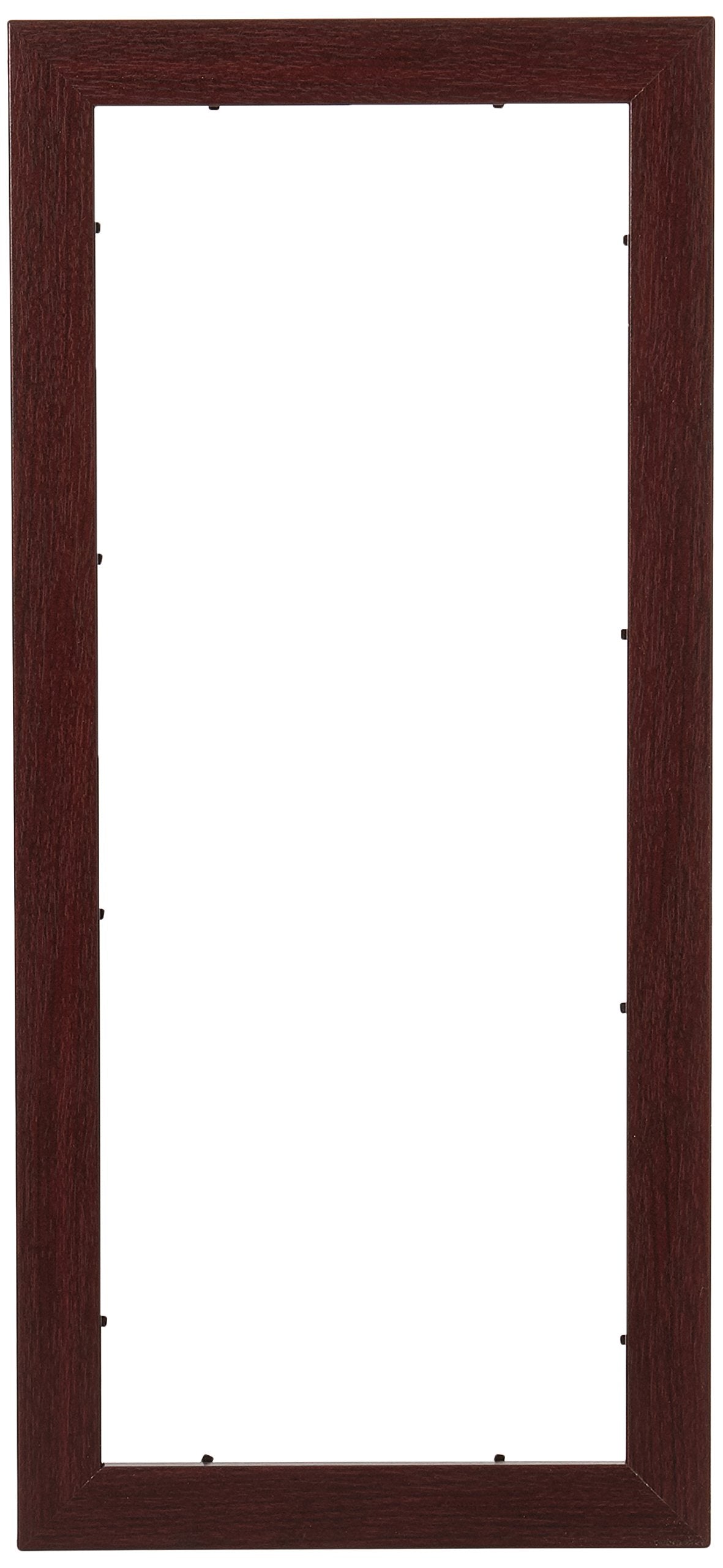 ArtToFrames 8x20 Inch Brown Picture Frame, This 1.25 Custom Poster Frame is Classic Mahogany Frame, for Your Art or Photos - Com