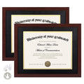 upsimples 11x14 Diploma Frame Certificate Degree Document Frame with High Definition Glass, 8.5 x 11 with mat for Wall and Table