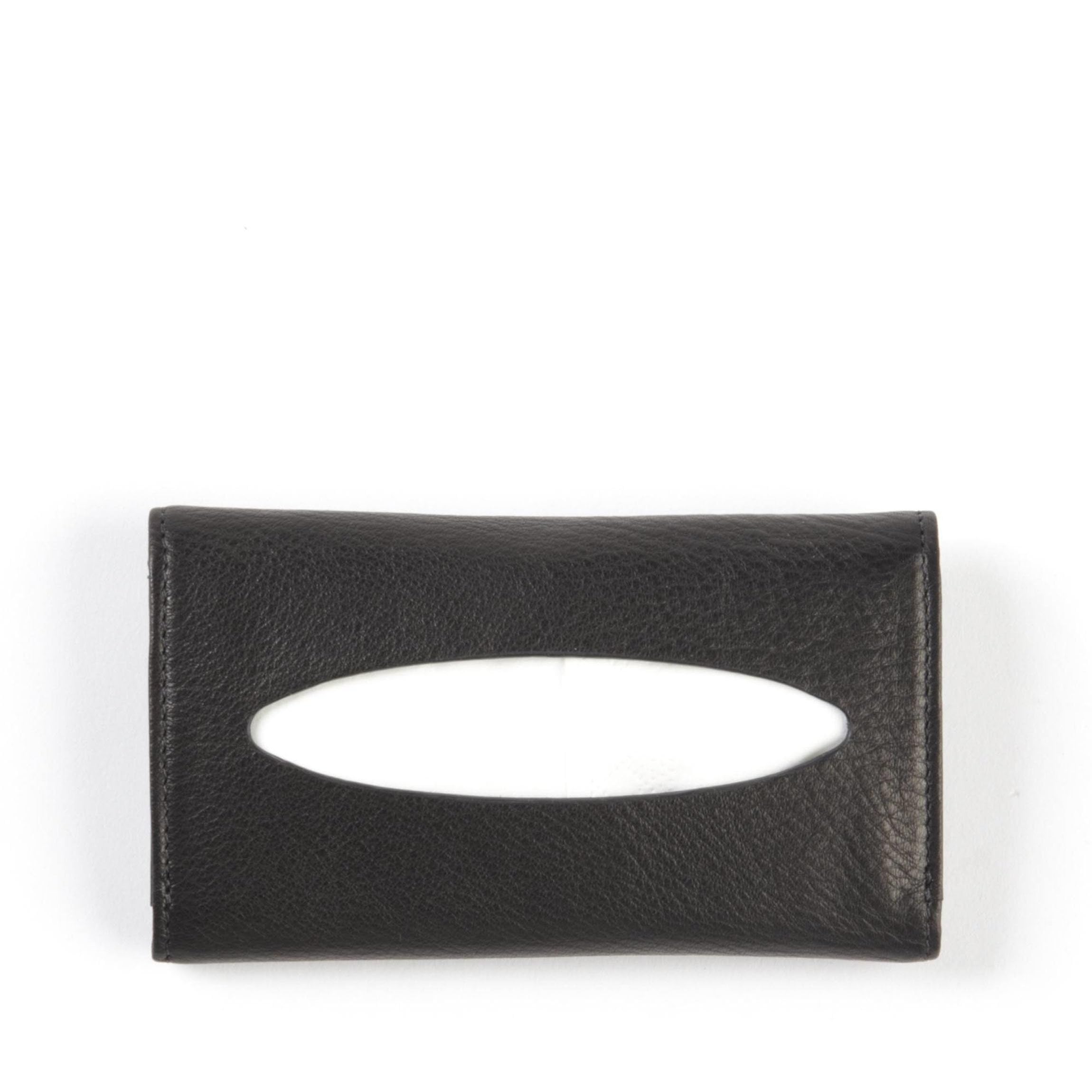 Leatherology Black Onyx Pocket Tissue Holder