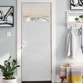 Nicetown 100% Blackout Linen Small Door Curtains For Classroom, Thermal Insulated French Door Curtains For Privacy, Door Panels, Room Darkening Door Window Curtains (Natural, 24'*18', 1 Panel)