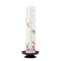 Alison Gardiner Santas Sleigh Advent Candle - Handmade Wax Pillar Candle with 50 Hours Burn Time - Classic Christmas Countdown 