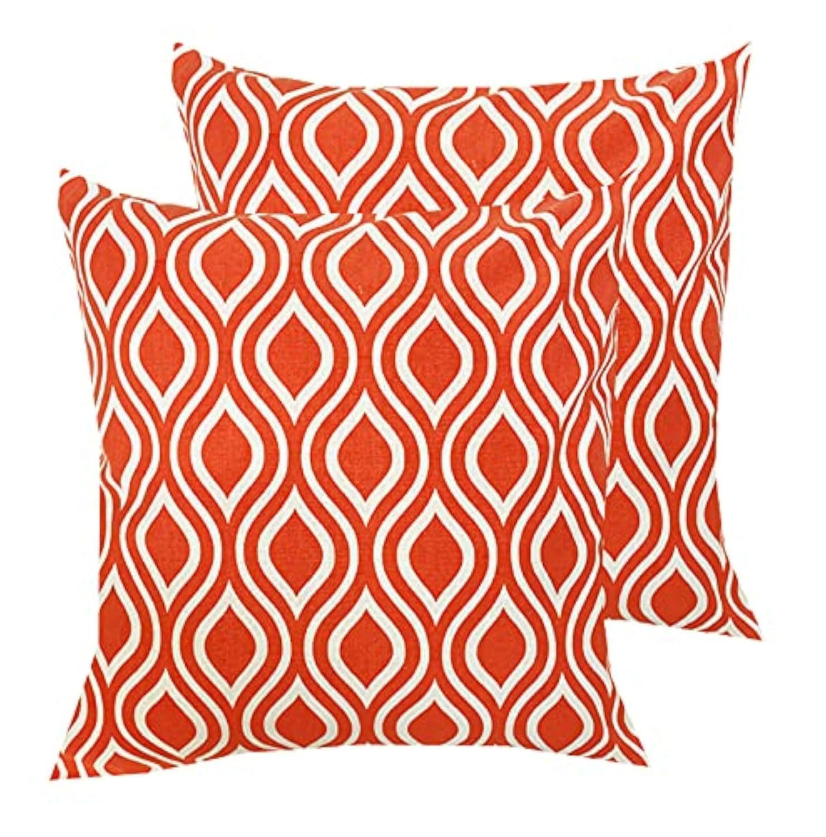 Pinkparrot Cotton Single Colour Printed Throw Pillow Covers/Cushion Covers (16X16 Inches)  Set Of 2 Pcs Code0131