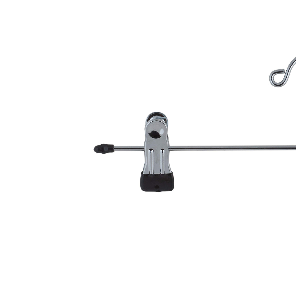 Organize It All Add-On Chrome Skirt And Plants Clothing Hanger With Clips (3 Pack)
