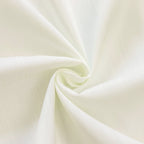 Biscaynebay Wrap Around Bed Skirts For Full & Full Xl Beds 17' Long Drop, Ivory Adjustable Elastic Dust Ruffles Easy Fit Wrinkl
