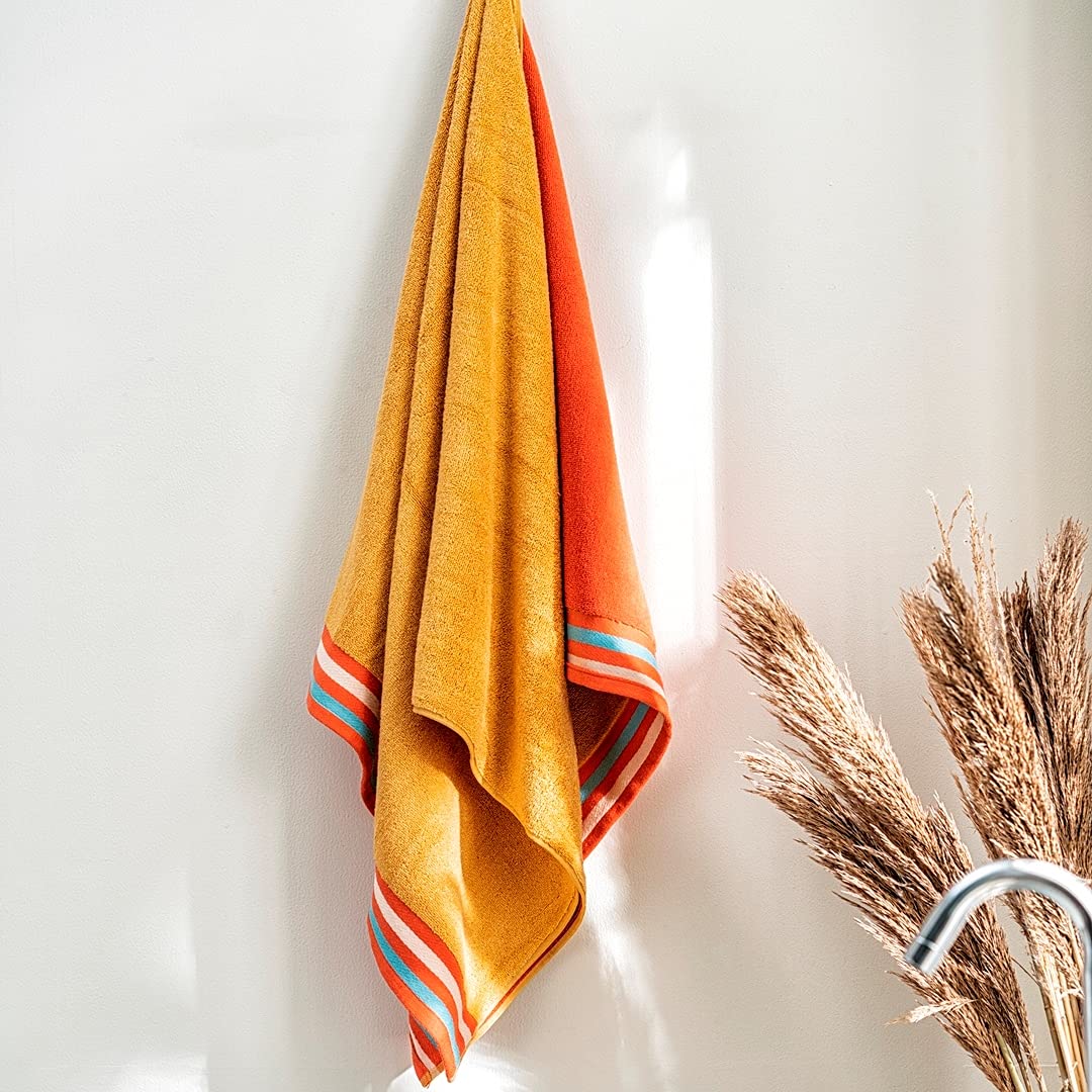 Ddecor  1 Bath Towel,Cotton,500Gsm,Gold
