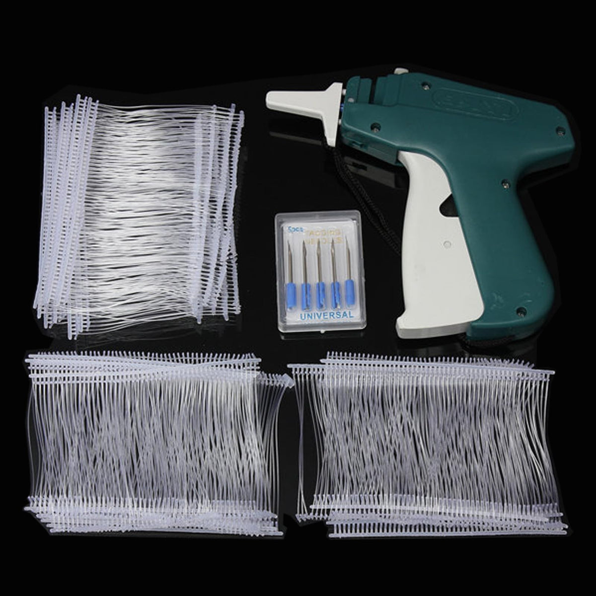 Winnerbe Clothes Price Label Tagging Gun, Labeler Clothing Tag Attacher With 1000(50) White Barbs Fasteners And 5 Extra Steel Ne