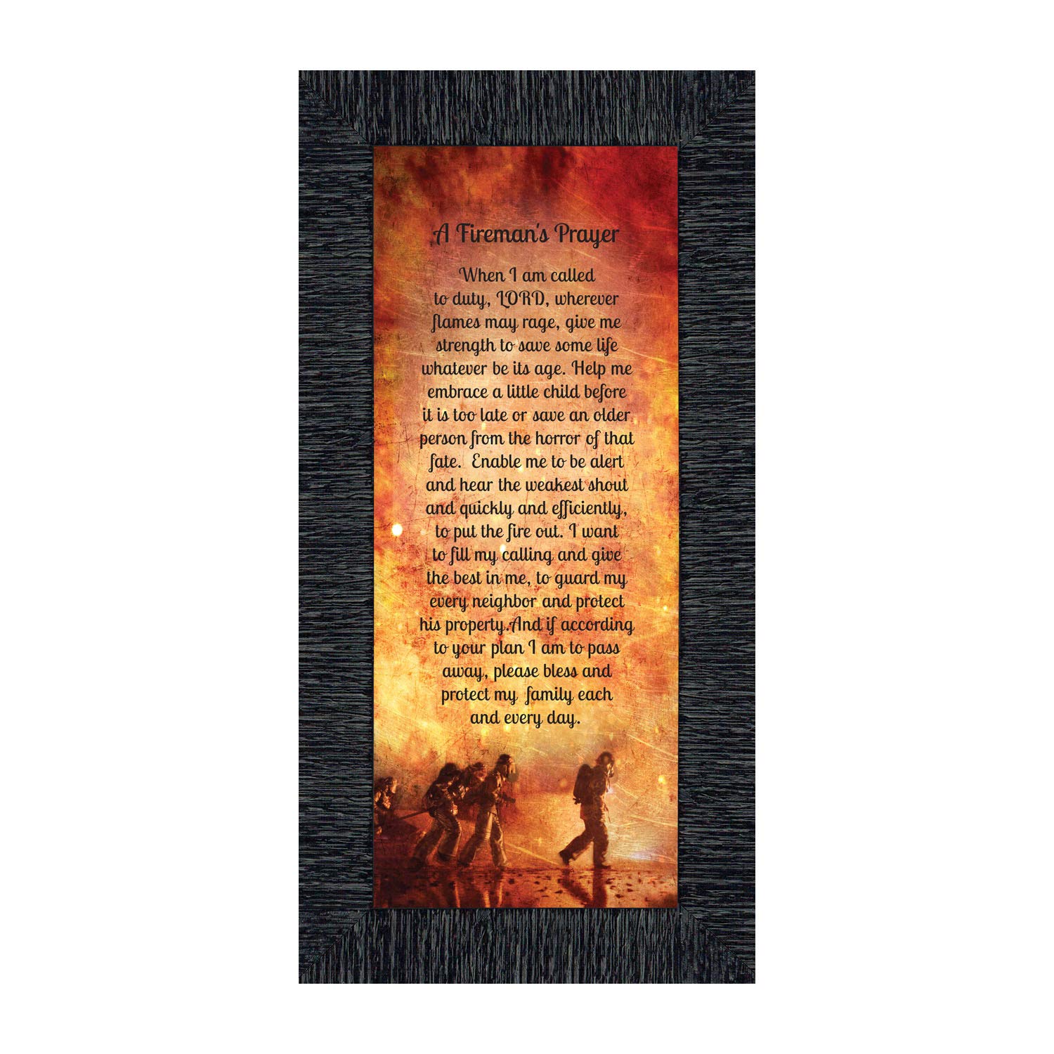 A Firemans Prayer, Fireman Gifts, Fireman D  cor, 7361CH
