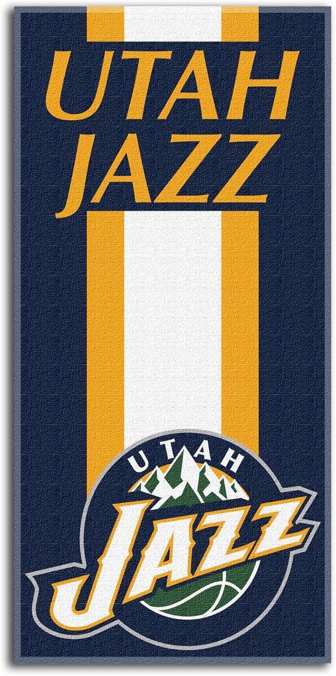 Northwest NBA Utah Jazz Beach Towel, 30 X 60 Inches