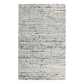 Kosas Home Loomis 24 x 36 Heathered Wool Area Rug in Ivory/Gray