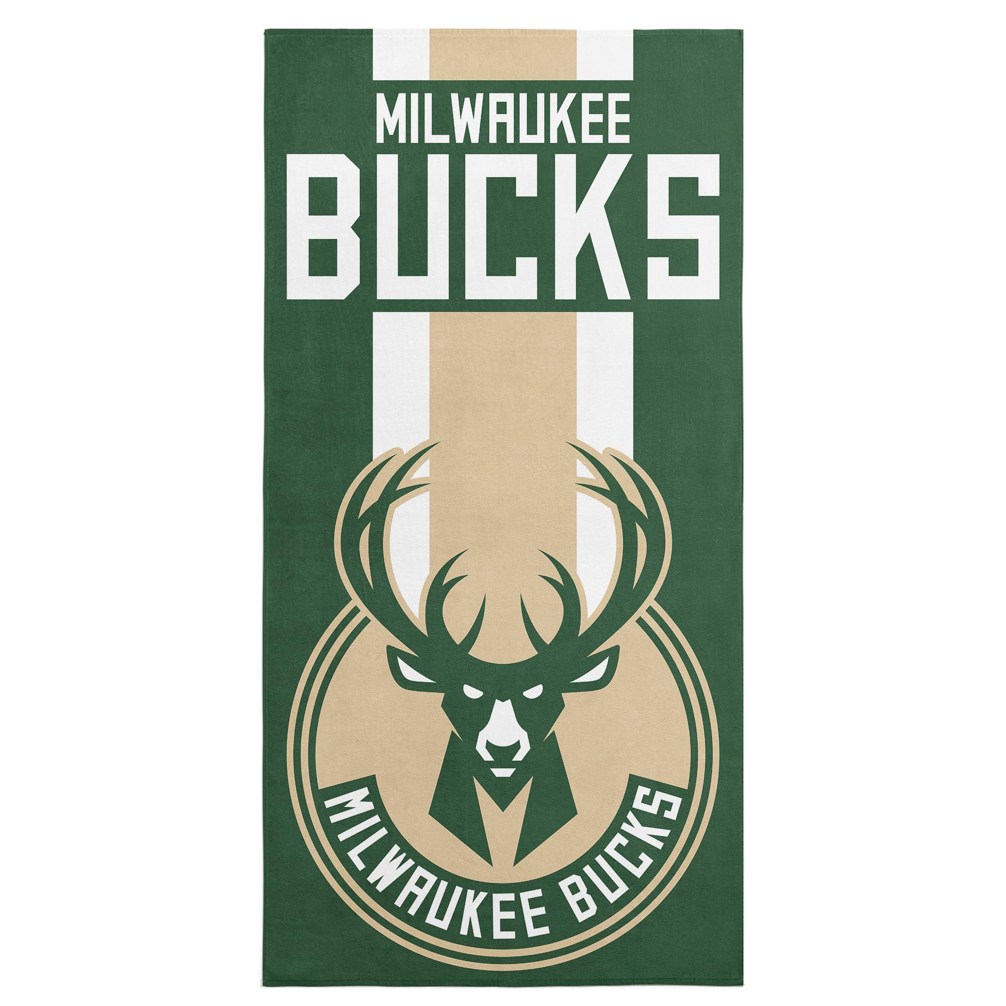 Northwest NBA Milwaukee Bucks Beach Towel, 30 X 60 Inches