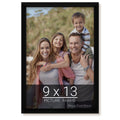 wallsthatspeak 9x13 Black Picture Frame for Puzzles Posters Photos or Artwork