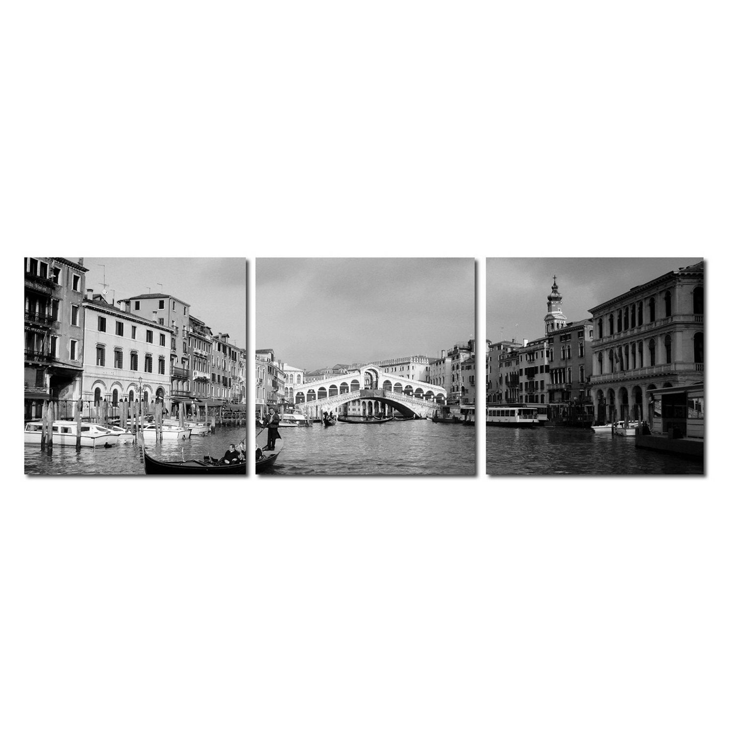 Baxton Studio VC-2186ABC Painting Artwork, Rialto Bridge