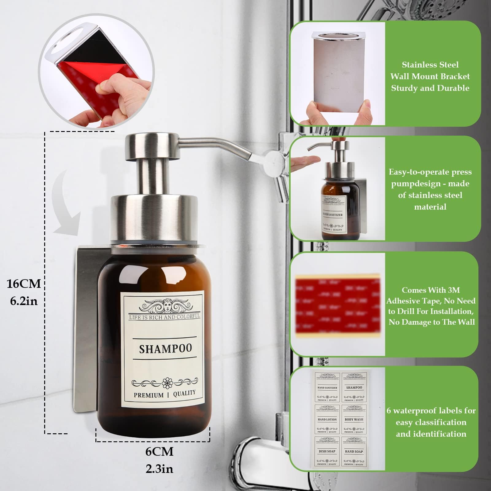 Glass Soap Dispenser With Pump