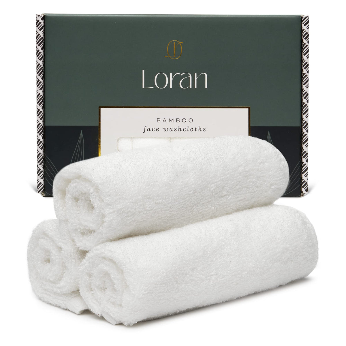 White Washcloths Set of 6 Soft Facial Cloths 10    x 10    100% Viscose Derived from Bamboo Spa-Like Feel Silky Face Cloth for S