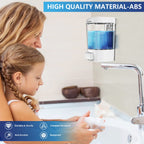 Svavo Wall Mounted Soap Dispenser Kitchen Bathroom Manual Soap Dispenser Refillable Hand Soap Dispenser For Liquid Contianers Sh